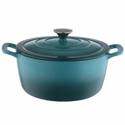 Food Network™ 7-qt. Ombre Enameled Cast-Iron Dutch Oven Red -Food Network Area unnamed file 100