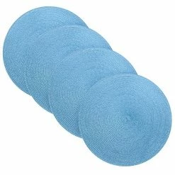 Food Network™ Round Placemat 4-pk. Coral -Food Network Area unnamed file 1021