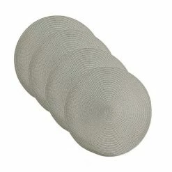 Food Network™ Round Placemat 4-pk. Coral -Food Network Area unnamed file 1025