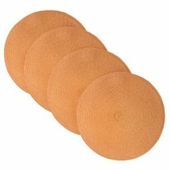Food Network™ Round Placemat 4-pk. Coral -Food Network Area unnamed file 1028