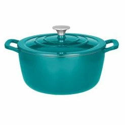 Food Network™ 5-qt. Enameled Cast-Iron Dutch Oven Turquoise -Food Network Area unnamed file 106