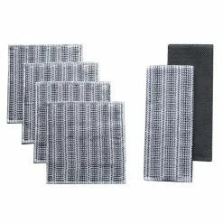 Food Network™ Awning Stripe Kitchen Towel & Dishcloth 6-pk. Cobalt -Food Network Area unnamed file 1067