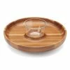 Food Network™ Acacia Wood Lazy Susan Chip & Dip Tray Set -Food Network Area unnamed file 1089