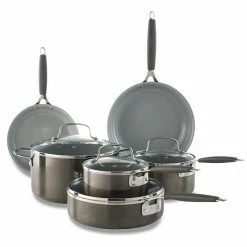 Food Network™ 10-pc. Nonstick Ceramic Cookware Set Red -Food Network Area unnamed file 11