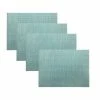 Food Network™ Blue Chevron Vinyl Placemat 4-pk. -Food Network Area unnamed file 1172