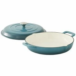 Food Network™ 3.5-qt. Enameled Cast-Iron Braiser With Lid Red -Food Network Area unnamed file 126