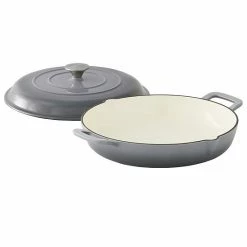 Food Network™ 3.5-qt. Enameled Cast-Iron Braiser With Lid Red -Food Network Area unnamed file 127