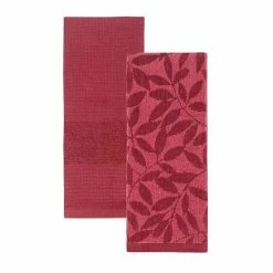 Food Network™ Jacquard Leaves Kitchen Towel 2-pk. Sycamore -Food Network Area unnamed file 1440