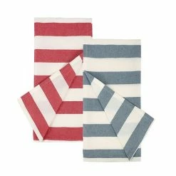 Food Network™ Red & Blue Stripe Flour Sack Kitchen Towel 2-pk. -Food Network Area unnamed file 1590