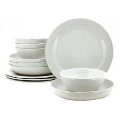 Food Network™ Farmstead 12-pc. Dinnerware Set Bright White -Food Network Area unnamed file 215