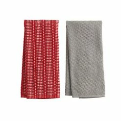 Food Network™ Awning Stripe Kitchen Towel 2-pk. Brown -Food Network Area unnamed file 226