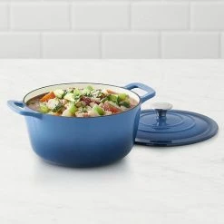 Food Network™ 3.5-qt. Ombre Enameled Cast-Iron Dutch Oven Navy -Food Network Area unnamed file 266