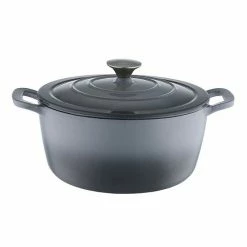 Food Network™ 3.5-qt. Ombre Enameled Cast-Iron Dutch Oven Navy -Food Network Area unnamed file 269