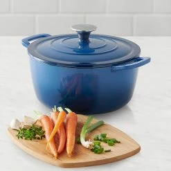 Food Network™ 5-qt. Enameled Cast-Iron Dutch Oven Gray Ombre -Food Network Area unnamed file 28