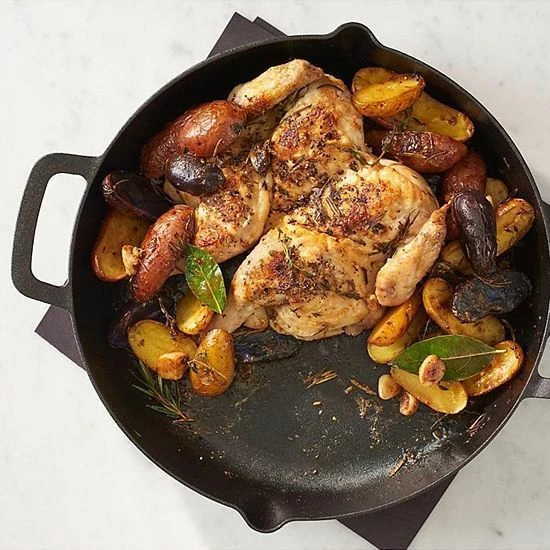 Food Network™ 13-in. Pre-Seasoned Cast-Iron Skillet 4 Food Network™ 13-in. Pre-Seasoned Cast-Iron Skillet - Image 2