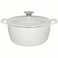 Food Network™ 3.5-qt. Enameled Cast-Iron Dutch Oven White -Food Network Area unnamed file 408