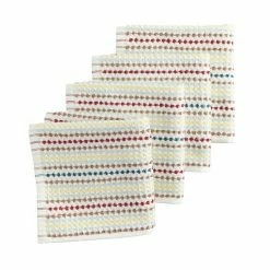 Food Network™ Awning Stripe Dishcloth 4-pk. Multi Cool -Food Network Area unnamed file 415