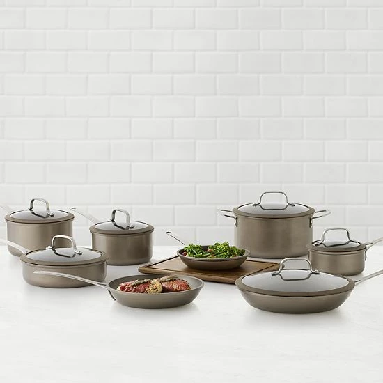 Food Network™ 14-pc. Textured Titanium Nonstick Cookware Set 4 Food Network™ 14-pc. Textured Titanium Nonstick Cookware Set - Image 2