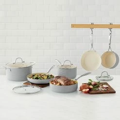 Food Network™ Farmstead 10-pc. Nonstick Ceramic Cookware Set Light Blue -Food Network Area unnamed file 44
