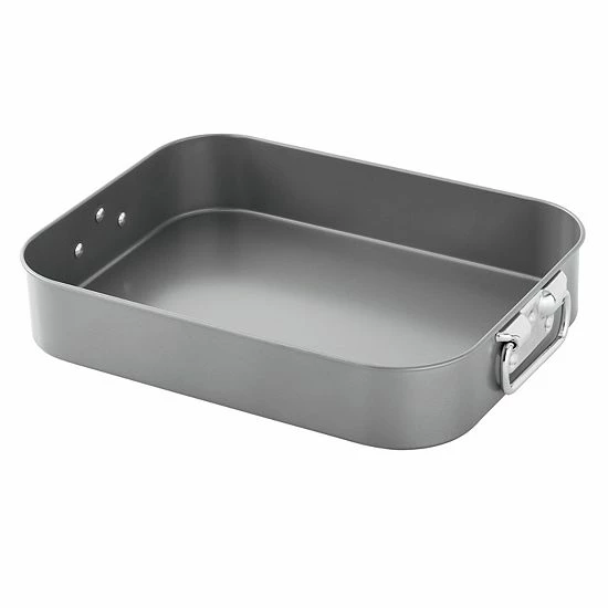 Food Network™ 16-in. Roasting Pan With Rack & Lifters 4 Food Network™ 16-in. Roasting Pan With Rack & Lifters - Image 2