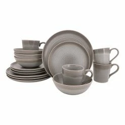 Food Network Area 33 Food Network™ Soren 16-pc. Dinnerware Set Gray