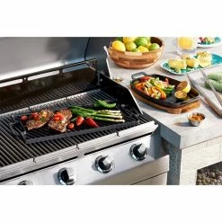 Food Network™ Pre-Seasoned Cast-Iron Reversible Grill -Food Network Area unnamed file 565