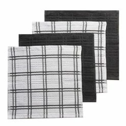 Food Network™ Plaid Dishcloth 4-pk. Aqua -Food Network Area unnamed file 587