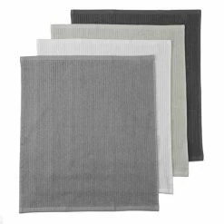 Food Network™ Bar Mop Dish Towel 4-pk. Gray -Food Network Area unnamed file 604