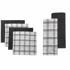 Food Network™ Plaid Kitchen Towel & Dishcloth Multi-Pack Khaki -Food Network Area unnamed file 703