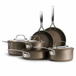Food Network™ 10-pc. Textured Titanium Nonstick Cookware Set Silver -Food Network Area unnamed file 73
