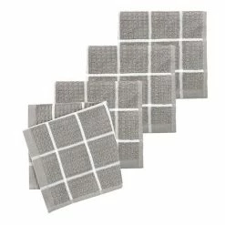 Food Network® Windowpane Grid Dishcloth 4-pk. Blue -Food Network Area unnamed file 777