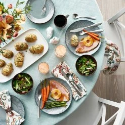 Food Network™ Metallic Twist Napkin Rings 4-pk. Gold -Food Network Area unnamed file 843