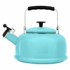 Food Network™ Rosie Whistling Tea Kettle Aqua -Food Network Area unnamed file 868